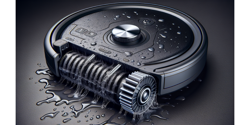 Недостатки робота-пылесоса Ecovacs X11: влага в подшипнике ролика влажной уборки